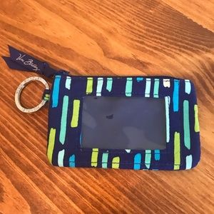 Vera Bradley Iconic Zip ID Case- Katalina Showers